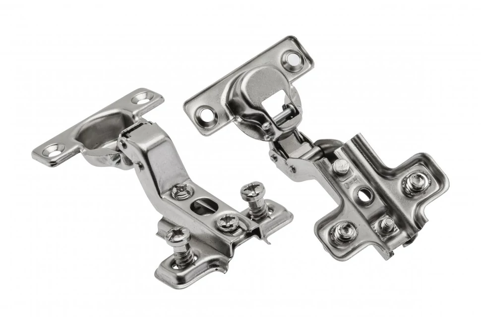 Kivetőpánt, Mini, közézáródó, eurocsavaros talp H=0