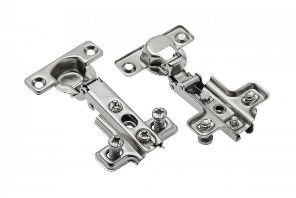 Kivetőpánt, Mini, rázáródó, eurocsavaros talp H=0