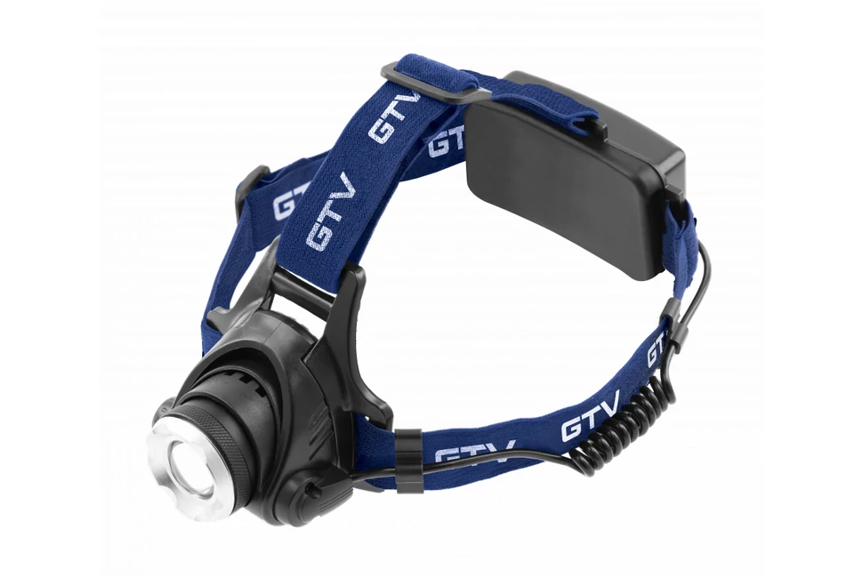 Lámnpa Fejlámpa LED 6W, 350lm, hideg fehér, IP44, 3 db AAA elemmel / nem tartozék /