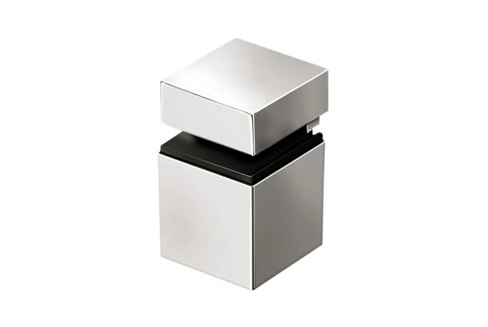 Polctartó fali, GS02, 30x30mm, 20mm anyagvastagsághoz, króm