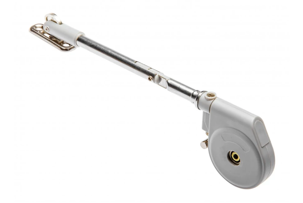 Lenyíló vasalat, mechanikus, állítható, hosszú, szürke