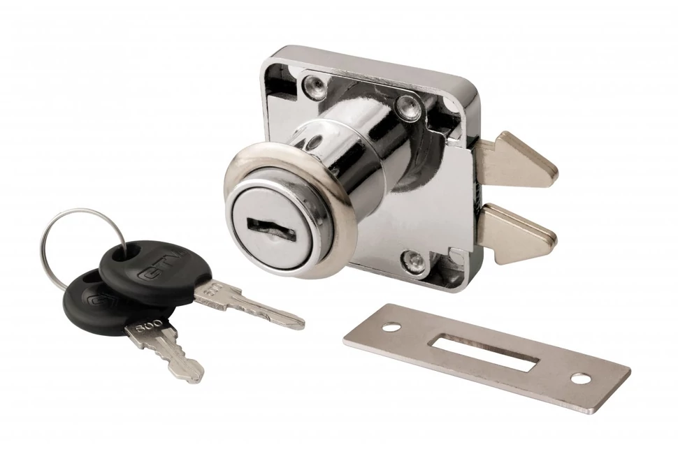 Zár, redőnyhöz, Z202, króm