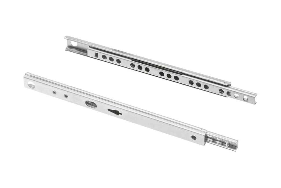 Golyós fióksín, részleges kihúzású, h=17mm, 182mm, 8kg