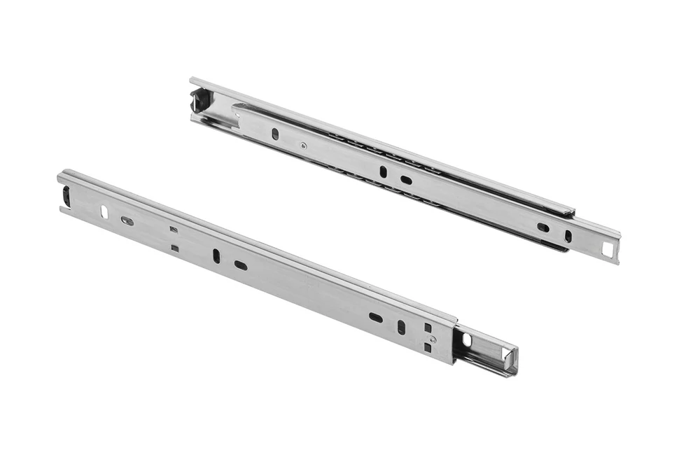 Golyós fióksín, részleges kihúzású, h=27mm, 300mm, 15kg