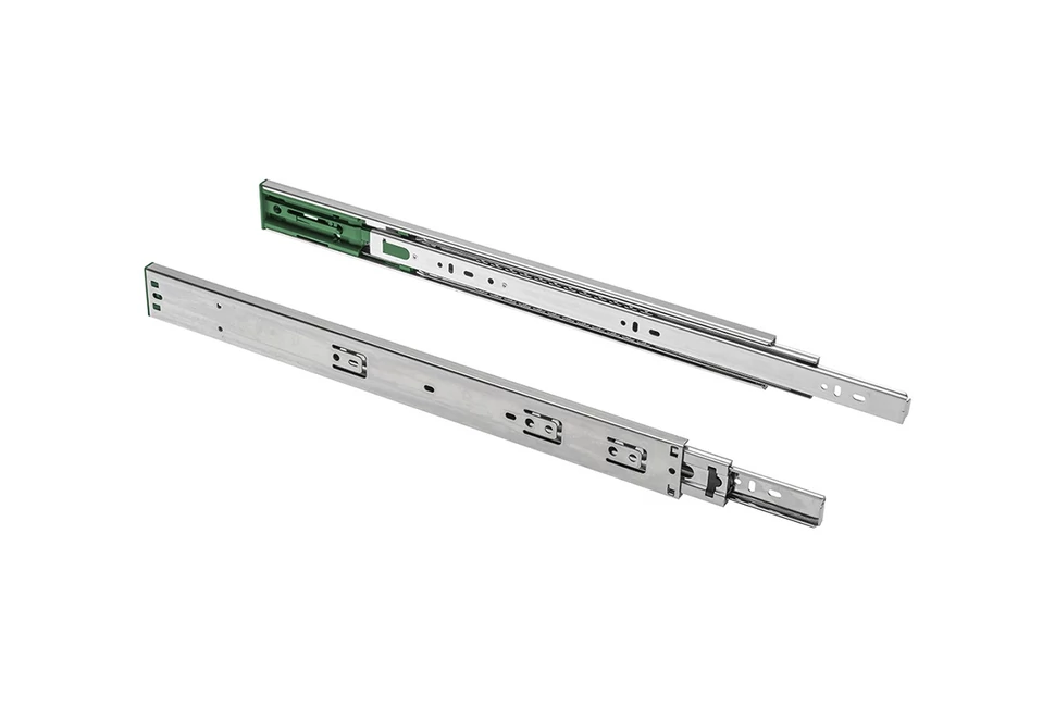 Golyós fióksín, teljes kihúzású, csillapított záródású, h=45mm, 300mm, 25kg VERSALITE LIGHT