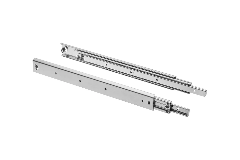 Golyós fióksín, teljes kihúzású, h=53mm,  700mm, 100kg