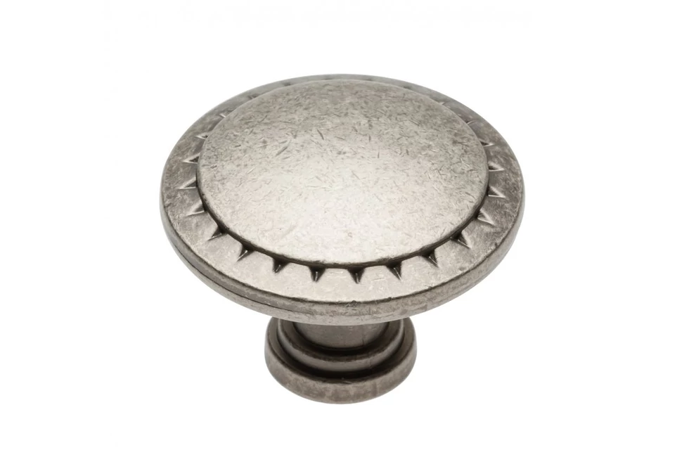 Fogantyú fém, gomb, PALERMO, antik ezüst
