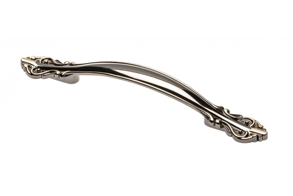 Fogantyú fém,  128mm, WERONA, fekete nikkel