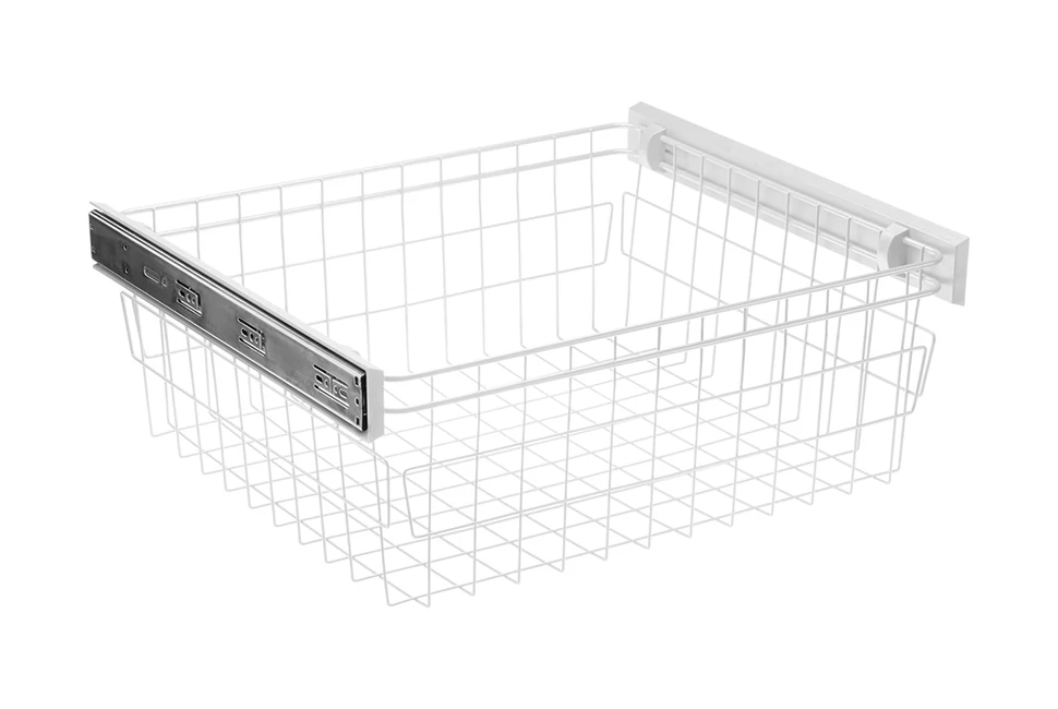 Gardób SMART kosár 233mm magas, teljes kihúzású, csillapított záródású, golyós fióksínnel szerelve, 560-568mm, fehér