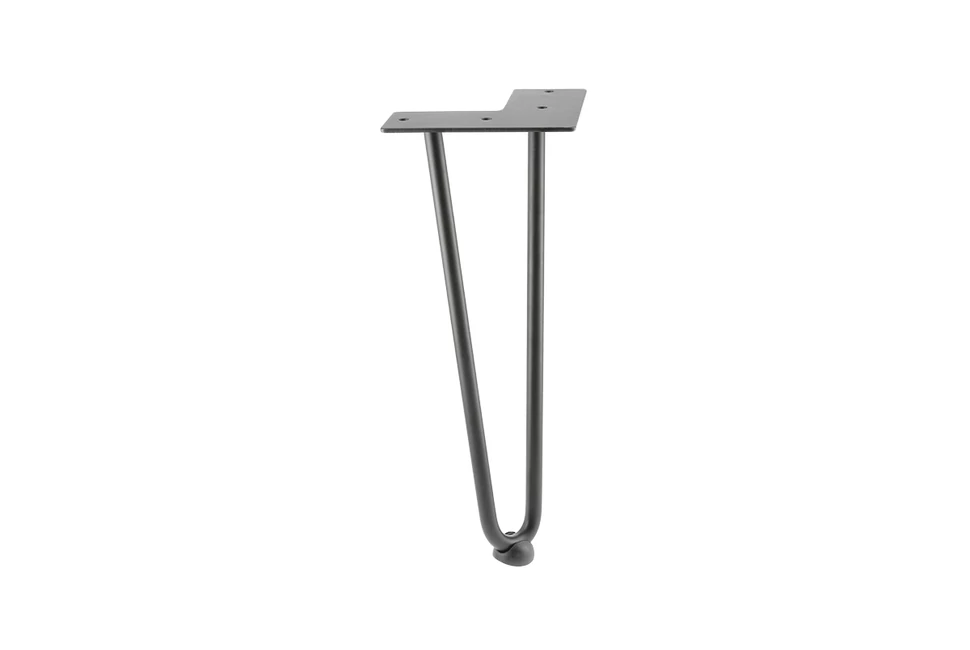 Asztalláb ARTO-10-2R,  304mm, fekete
