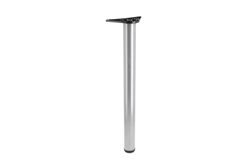 Asztalláb,  710mm, NM-60, szürke