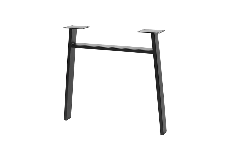 Asztalláb fém INDUSTRIA-H20,  710mm, fekete Stolmet