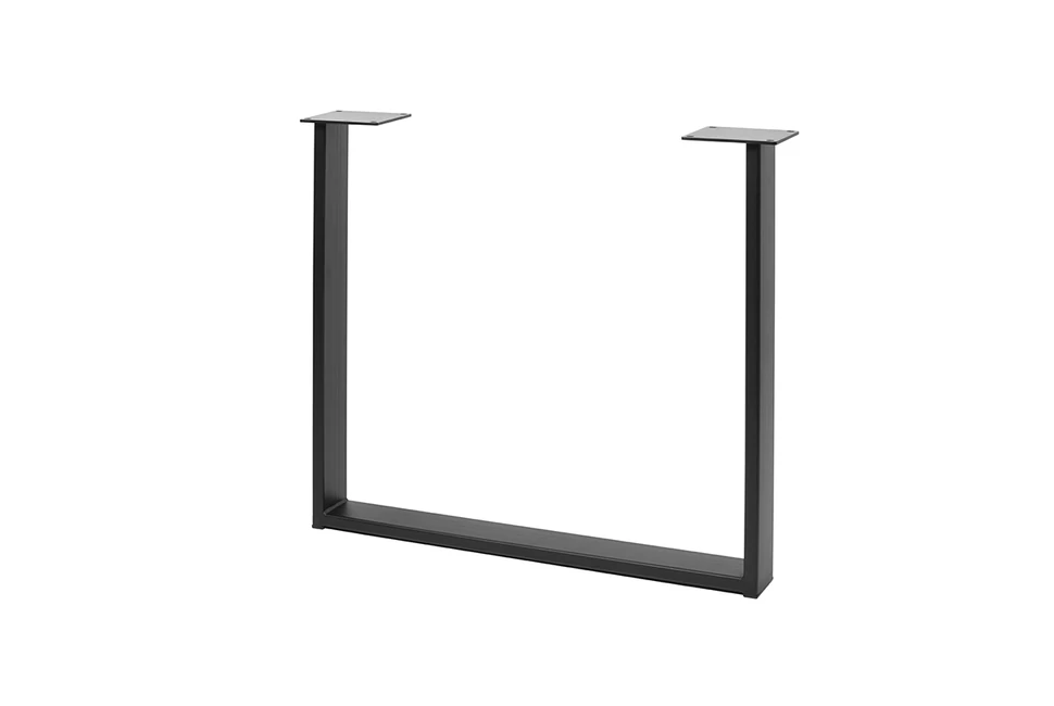 Asztalláb fém INDUSTRIA-P20,  710mm, fekete Stolmet