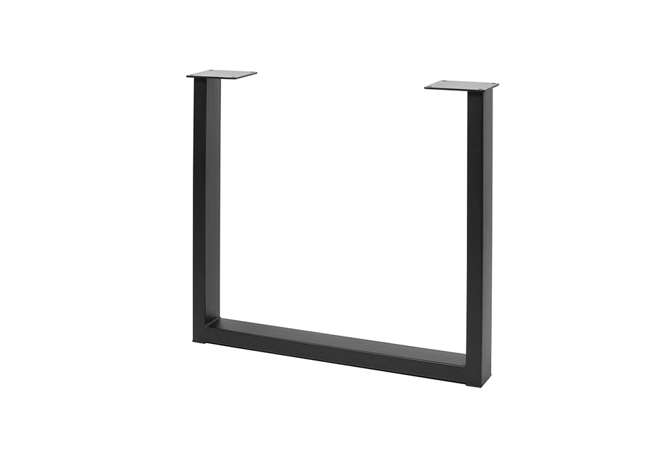 Asztalláb fém INDUSTRIA-P40,  710mm, fekete Stolmet