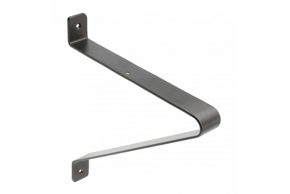 Polctartó konzol GALA, 25 x 22 cm, matt fekete