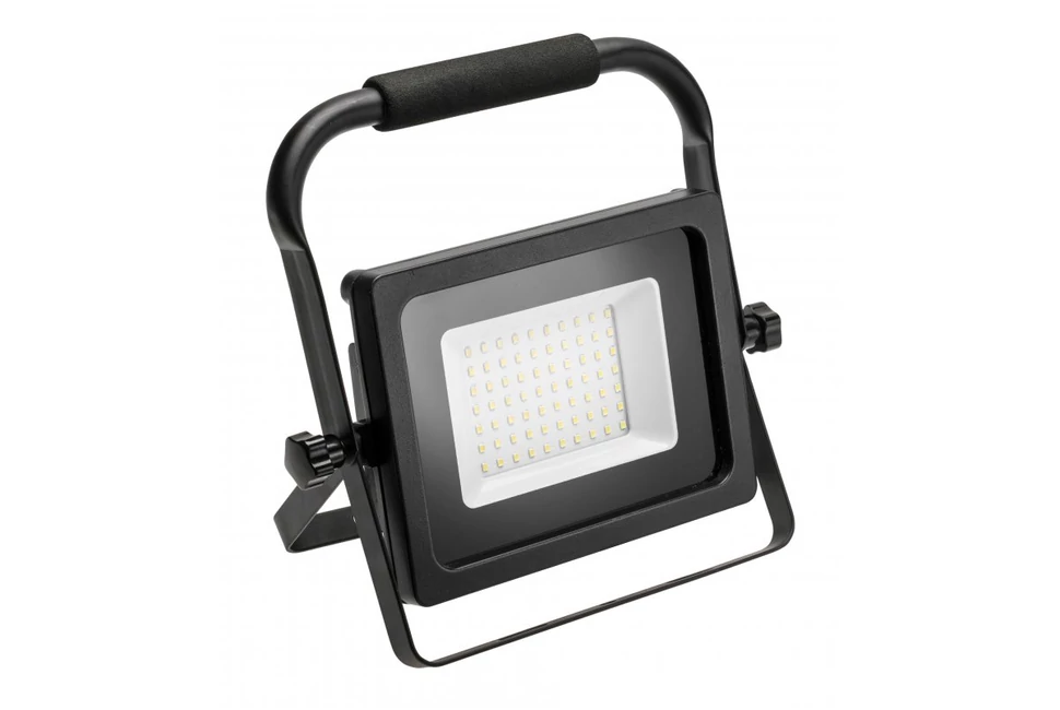 LED reflektor iNEXT (hordozható) 50W 4000lm, PF>0,9, RA>80, IP65, 120°, 6400K, fekete