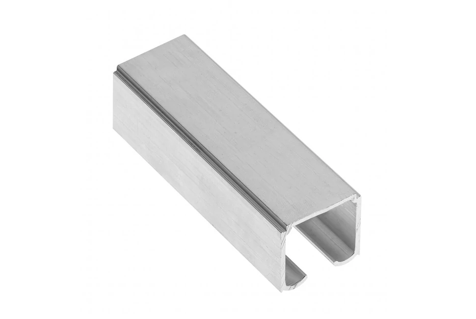 Tolóajtó felső sín szimpla, QUANTUM, 2fm, alu nyers