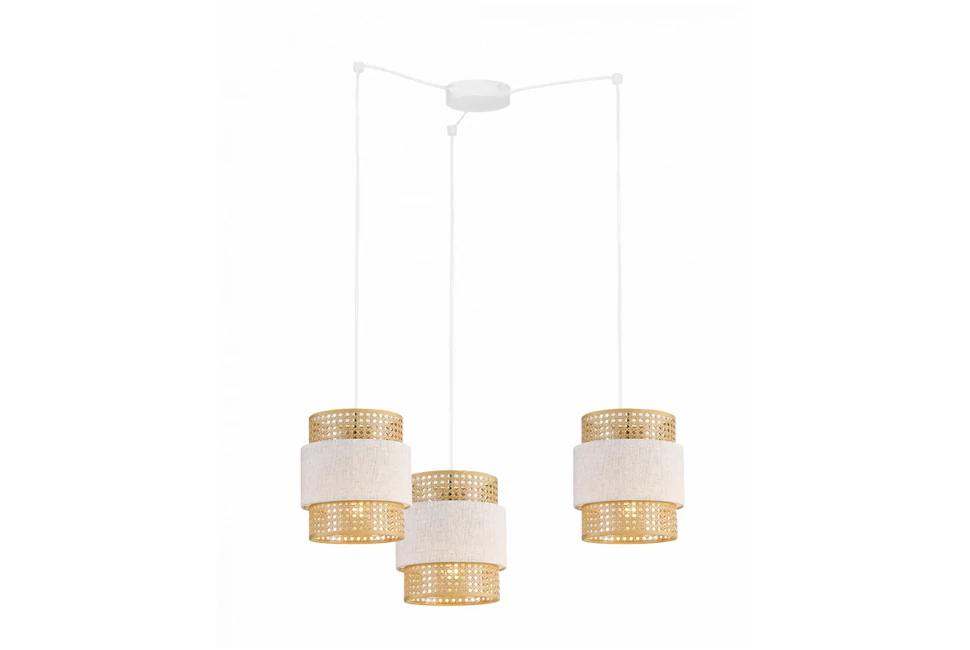 Lámpa Fali lámpatest ABRA 2, 6151, AC220-240V, 50/60Hz, 3*E27, max.40W, átmérő 20 cm, krém