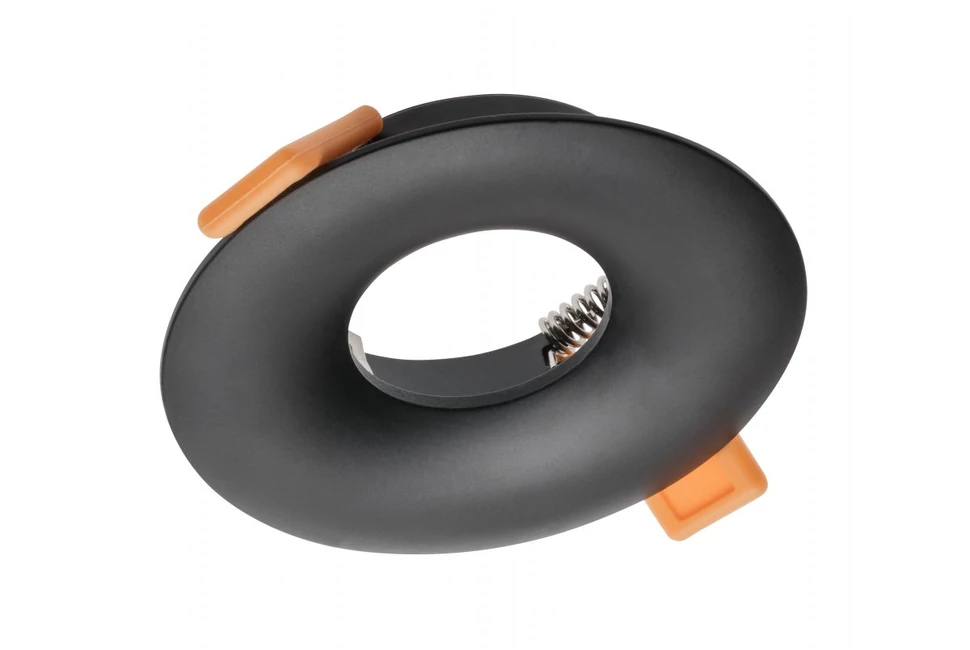 Lámpa Mennyezeti lámpatest AURORA, IP20, kör, aluminium, fekete