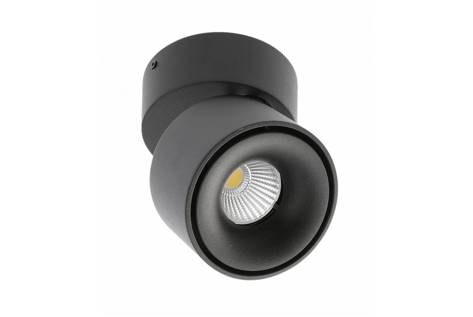 Lámpa Mennyezeti BIANCO, 8W, 680lm, AC220-240V, 50/60 Hz, PF>0,9, Ra≥80, IP20, IK06, 36°, 4000K, kör, fekete