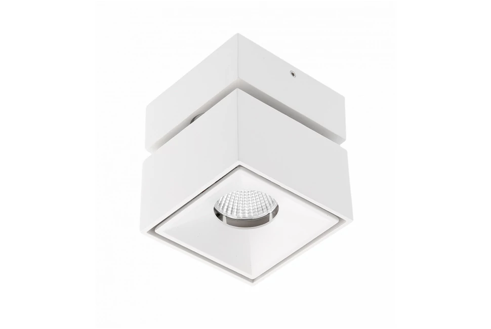 Lámpa Mennyezeti BIANCO 8W, 680lm, AC220-240V,50/60 Hz,Ra≥80,IP20,36°,2700/3300/4000K, kocka, fehér