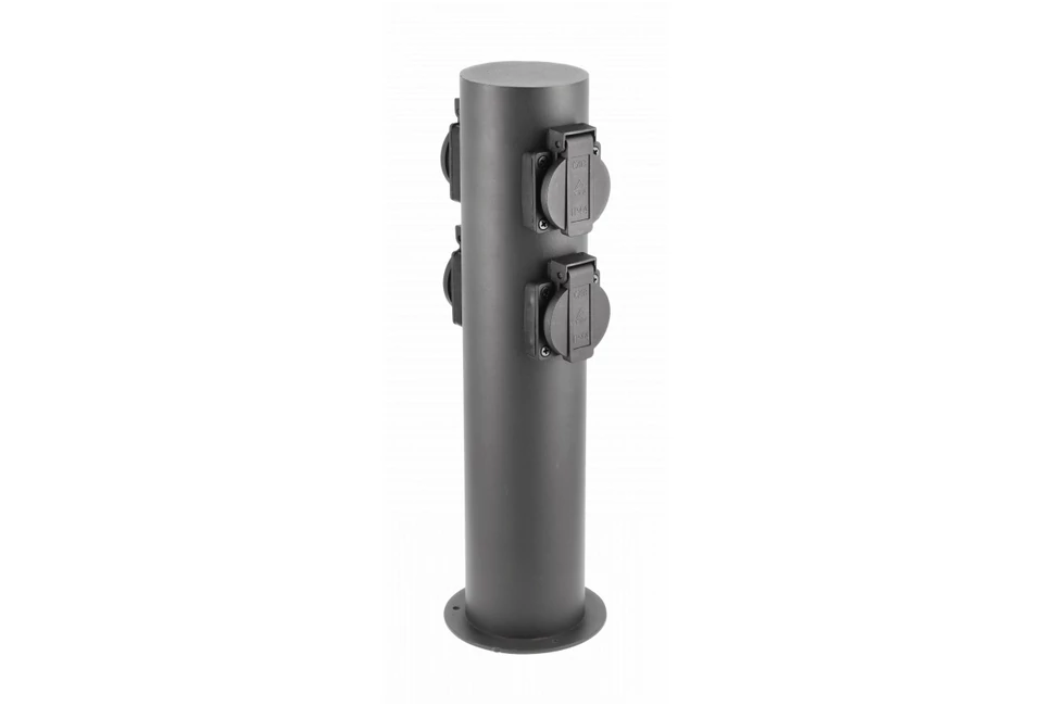 Lámpa Kerti lámpatest CORTA-P 36, IP54, AC220-240V, 50-60Hz, 4*elosztó, max.3500W, rúd, grafit
