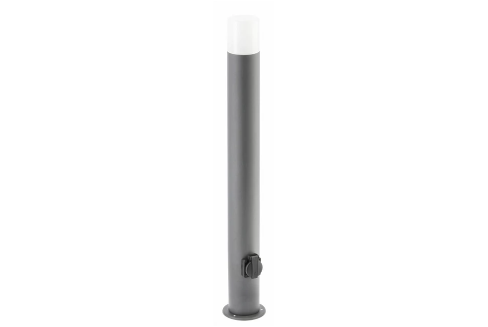 Lámpa Kerti lámpatest CORTA-P 80, E27, MAX.25W, IP44, AC220-240V, 50-60Hz, plug max. 3000W, rúd, grafit