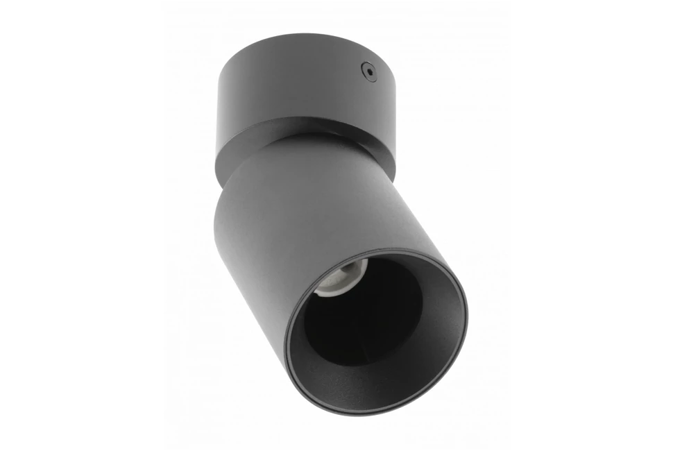 Lámpa Mennyezeti lámpatest FARGO 2, aluminium,, 70x166mm, IP20, max 20W, kör, fekete