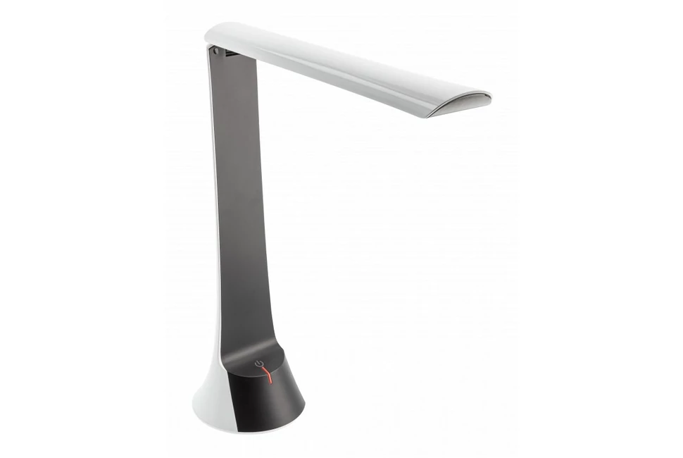 Lámpa Asztali FLOWER 4W, 240lm, DC 5V, 1A, 4000K, battery 1800MAh, Ra>80, fekete/fehér