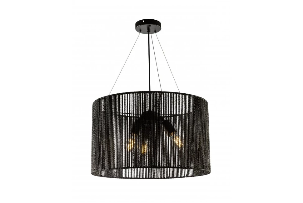 Lámpa Mennyezeti lámpatest FORESTO 2, 5772, AC220-240V, 50/60Hz, 3*E27, max.40W, átmérő 50 cm, fekete