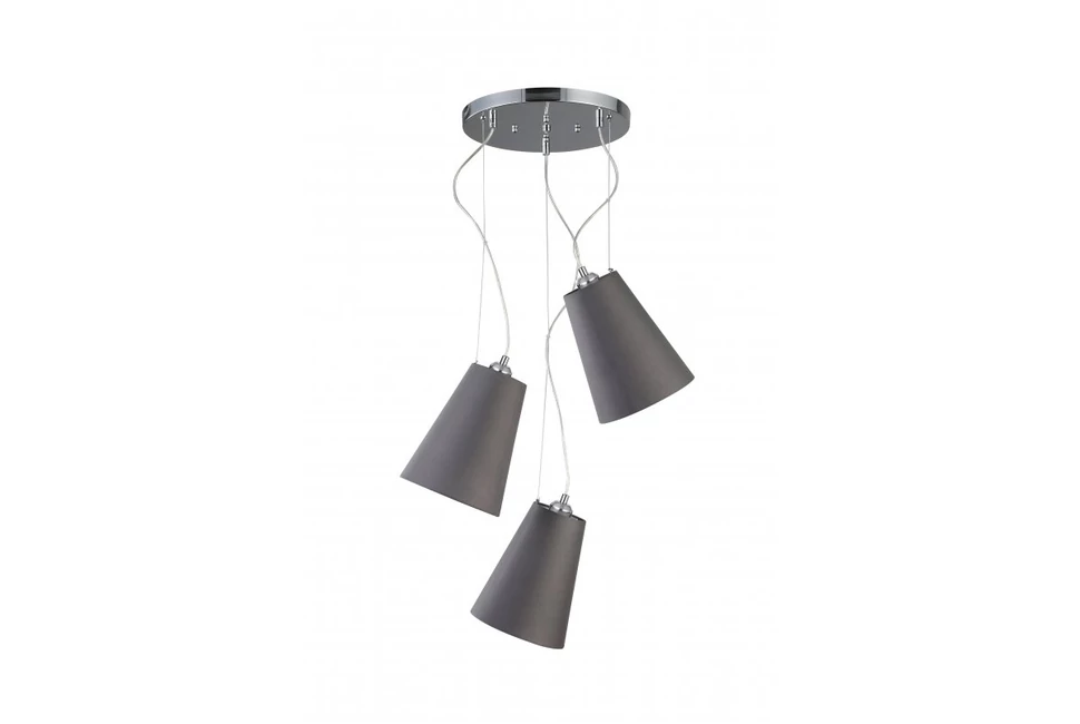 Lámpa Mennyezeti lámpatest KASEL 3, 6229, AC220-240V, 50/60Hz, 3*E27, max.40W, átmérő 46 cm, szürke