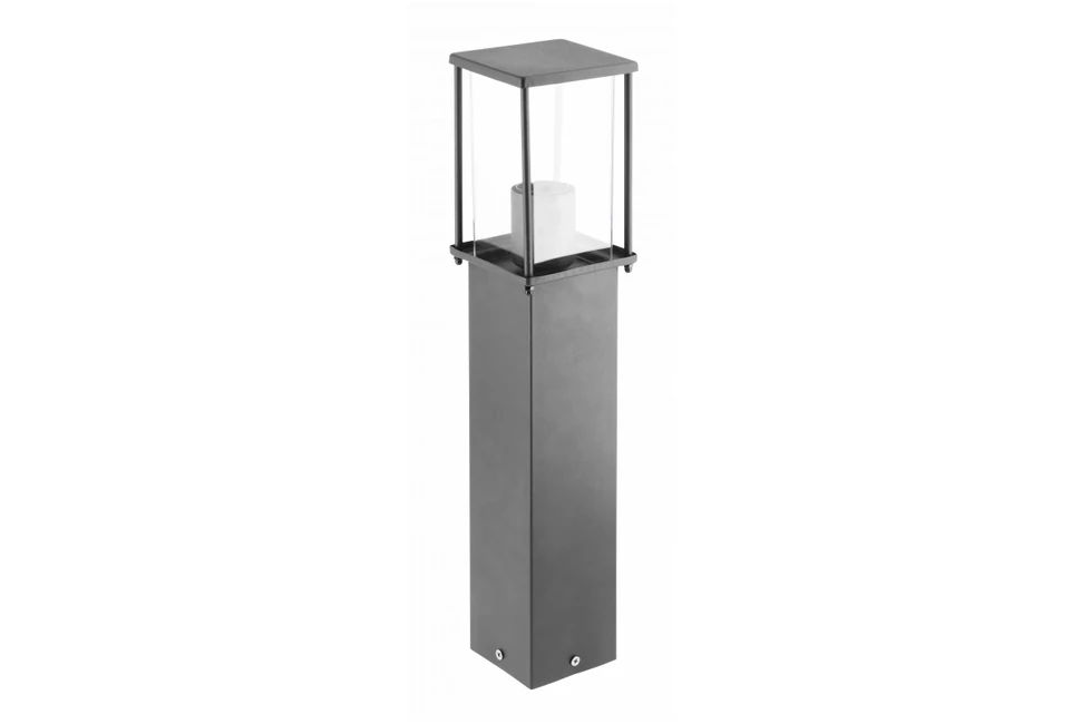 Lámpa Kerti lámpatest KEMI-P 50, E27, MAX.15W, IP44, AC220-240V, 50-60Hz, pole, grafit