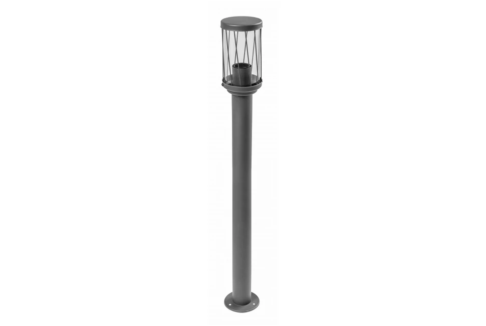 Lámpa Kerti lámpatest  KERTA-P 80, E27, MAX.12W, IP44, AC220-240V, 50-60Hz, pole, grafit