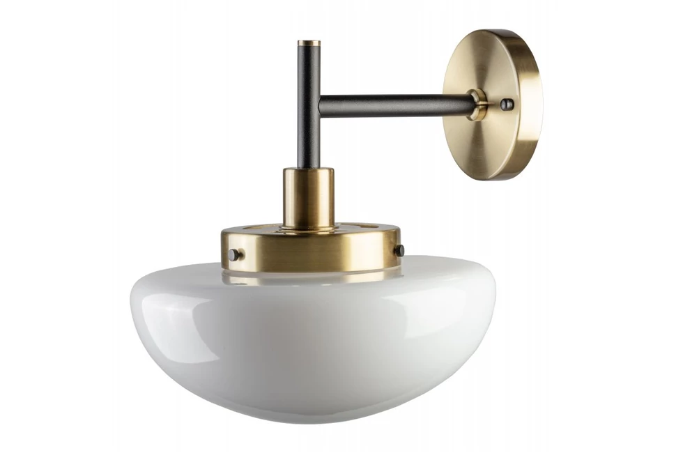 Lámpa Fali lámpatest LAMIA 2, 3759, max250V, 50/60Hz, 1*E27, max.40W,  IP20, átmérő 30, 6 cm, fekete/arany
