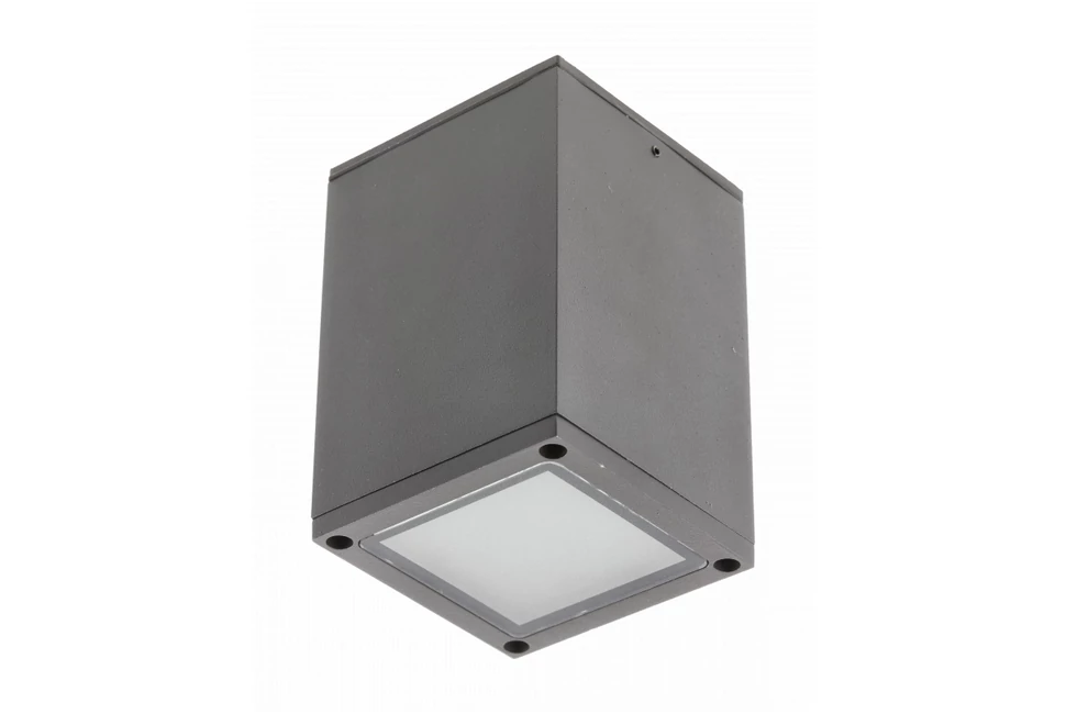 Lámpa Mennyezeti lámpatest LENTO, aluminium, 100x130, IP54, max 35W, négyzet, grafit