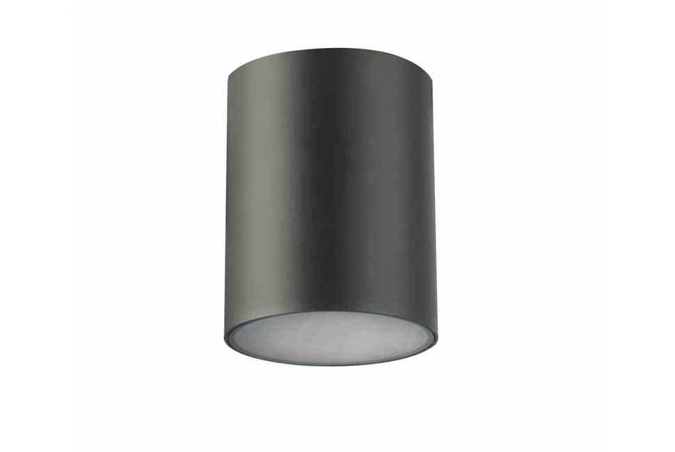 Lámpa Mennyezeti lámpatest LENTO, aluminium, 100x130, IP54, MAX.35W, kör, grafit