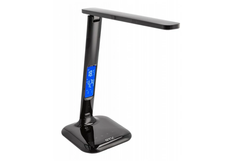 Lámpa Asztali LINEAR 7W, 420lm,mAC220-240V, 3-CCT, 5 fokozatú fényerő ,PF>0,5,RA>80, fekete