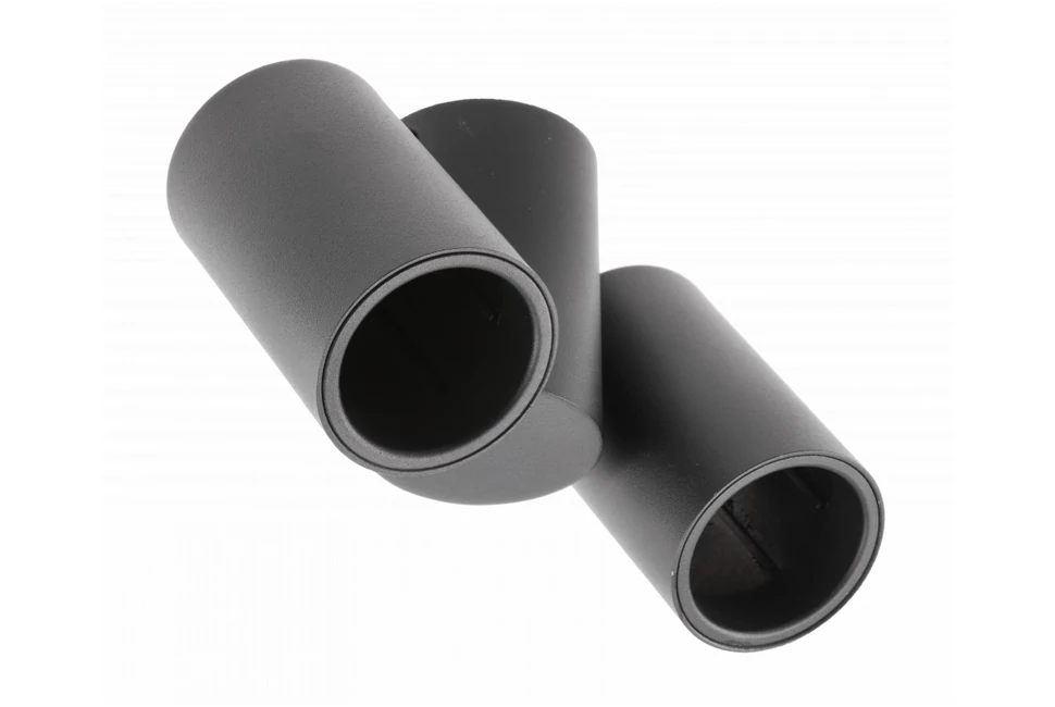 Lámpa Mennyezeti lámpatest LUPO, aluminium, 17.5x5.6x11.5, IP20, 2*GU10, max. 50W, kör, fekete