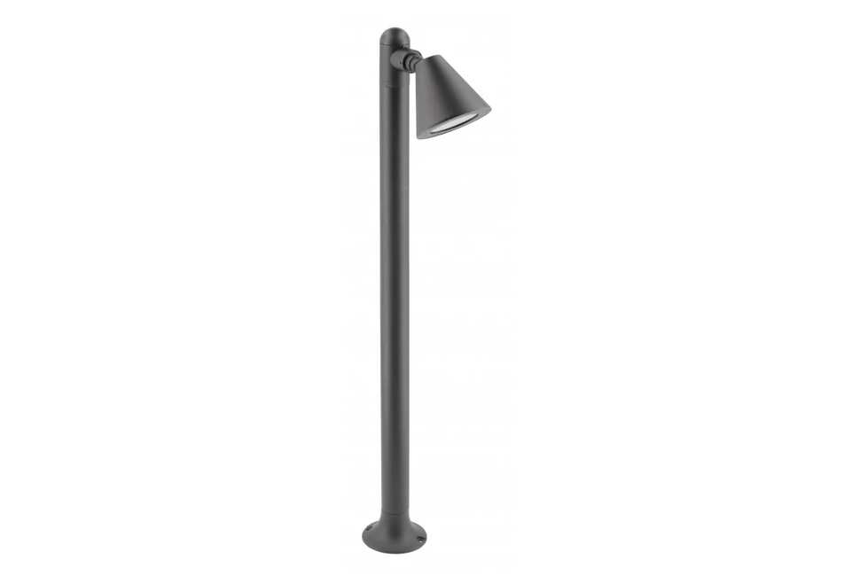 Lámpa Kerti lámpatest LUSTINO-P 80, GU10, max.20W, IP44, AC220-240V, 50-60Hz,rúd 800 mm, grafit