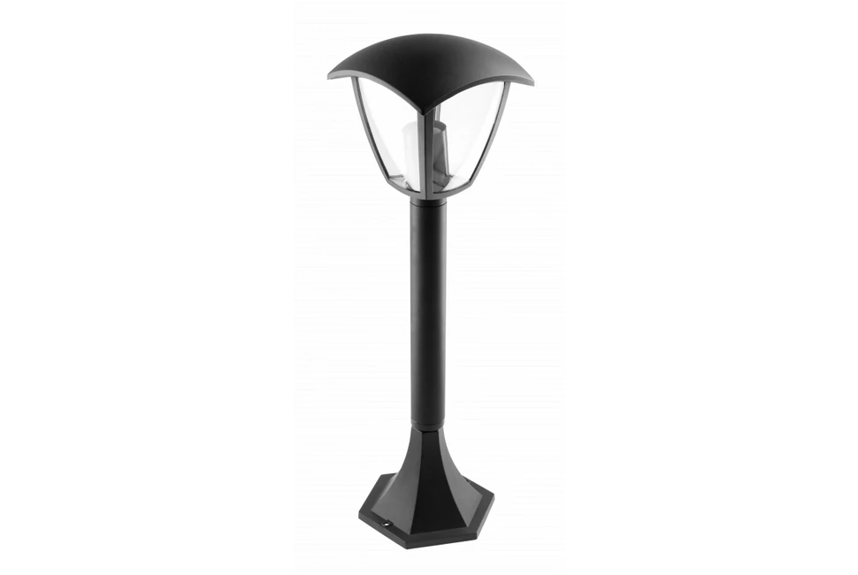 Lámpa Kerti lámpatest MARINA-P, E7, MAX. 20W, IP54, AC220-240V, 50-60Hz, oszlop, fekete