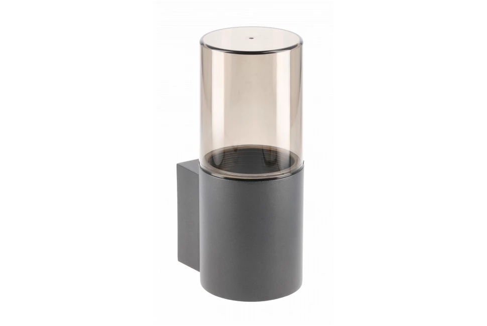 Lámpa Kerti lámpatest MEDIO-AU, E27, MAX.15W, IP54, AC220-240V, 50-60Hz, falra szerelhető, grafit