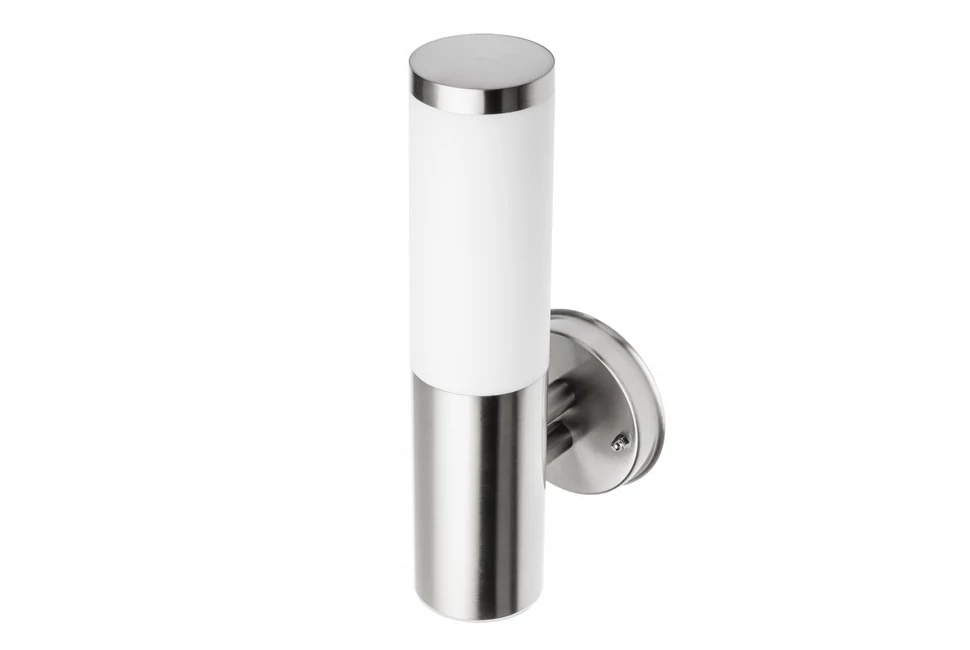 Lámpa Kerti lámpatest MILAN-A,E27, MAX.40W, IP54, AC220-240V, 50-60Hz, egyenes fali lámpa, inox