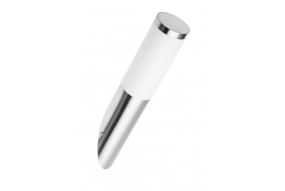 Lámpa Kerti lámpatest MILAN-U,E27, MAX.40W, IP54, AC220-240V, 50-60Hz, ferde fali lámpa, inox