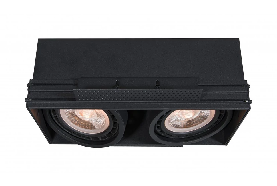 Lámpa Mennyezeti lámpatest Milo,4755,AC220-240V, 50/60 Hz, 2* GU10, ES111,IP 20, süllyesztett, keret nélküli fekete