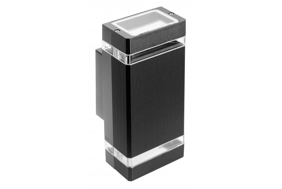 Lámpa Fali Lámpa NESSA 2 irányú, GU10, MAX. 50W, IP54, AC220-240V, 50/60Hz, fekete