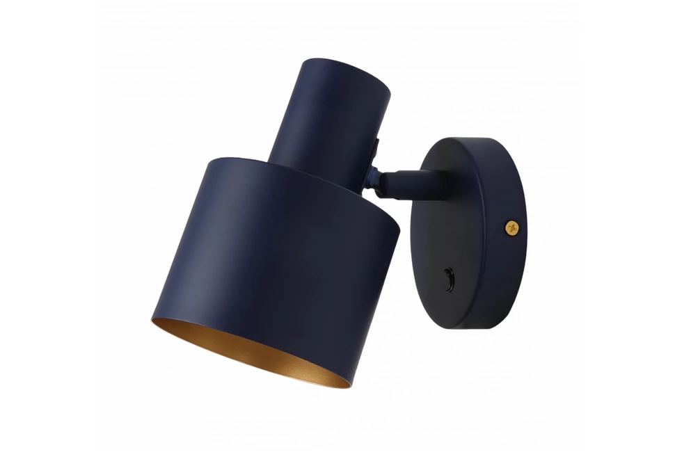 Lámpa Fali lámpatest SELVIA II, 9515, max250V, 50/60Hz, 1*E14, max.25 W, IP20, átmérő 10 cm, sötétkék