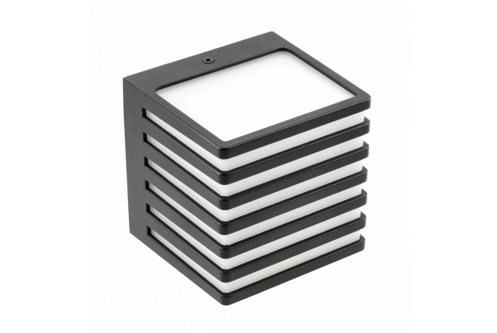 Lámpa Fali lámpa SIROLO LED 10W, 1000lm, IP54, AC220-240V, 50/60Hz,4000K, fekete
