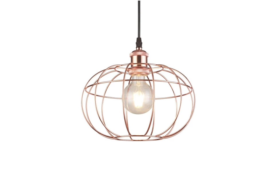 Lámpa Mennyezeti lámpatest VIELA 4,7047,AC220-240V,50/60Hz,1*E27,IP20,átmérő 27,5CM,egyes,réz
