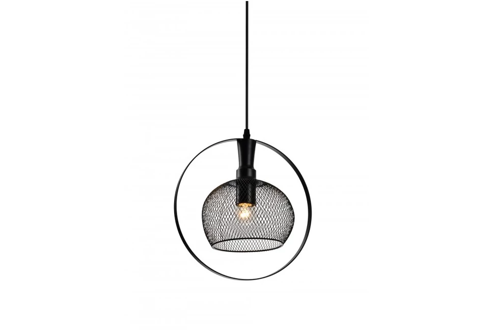 Lámpa Mennyezeti lámpatest XALIS 1, 7214,AC220-240V,50/60Hz,1*E27,IP20,átmérő 30CM,egyes, fekete