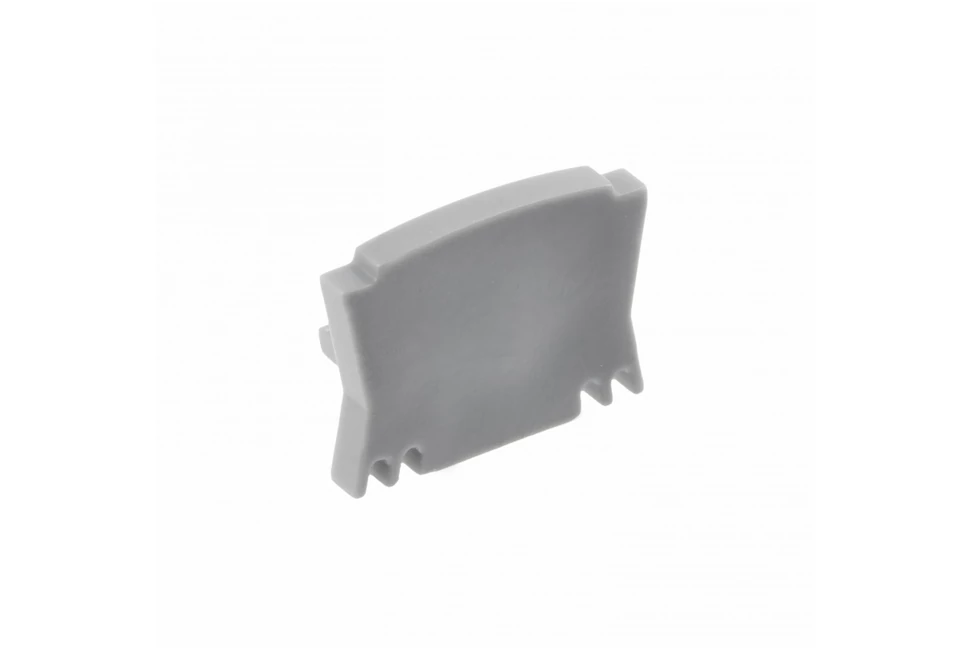 LED Profil végzáró, GLAXRED, függeszthetőhöz, 10 db/csomag, szürke